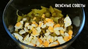 САЛАТ за 5 минут! Так Вкусно, Что не остается на столе! Такой и  на каждый день Можно!