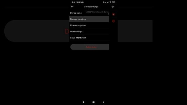 Mi 360 Home Security Camera 2k - Functionality on Mi Home app