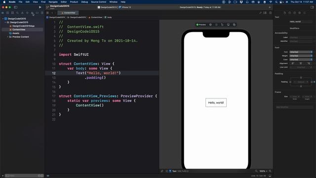 Build a SwiftUI app for iOS 15