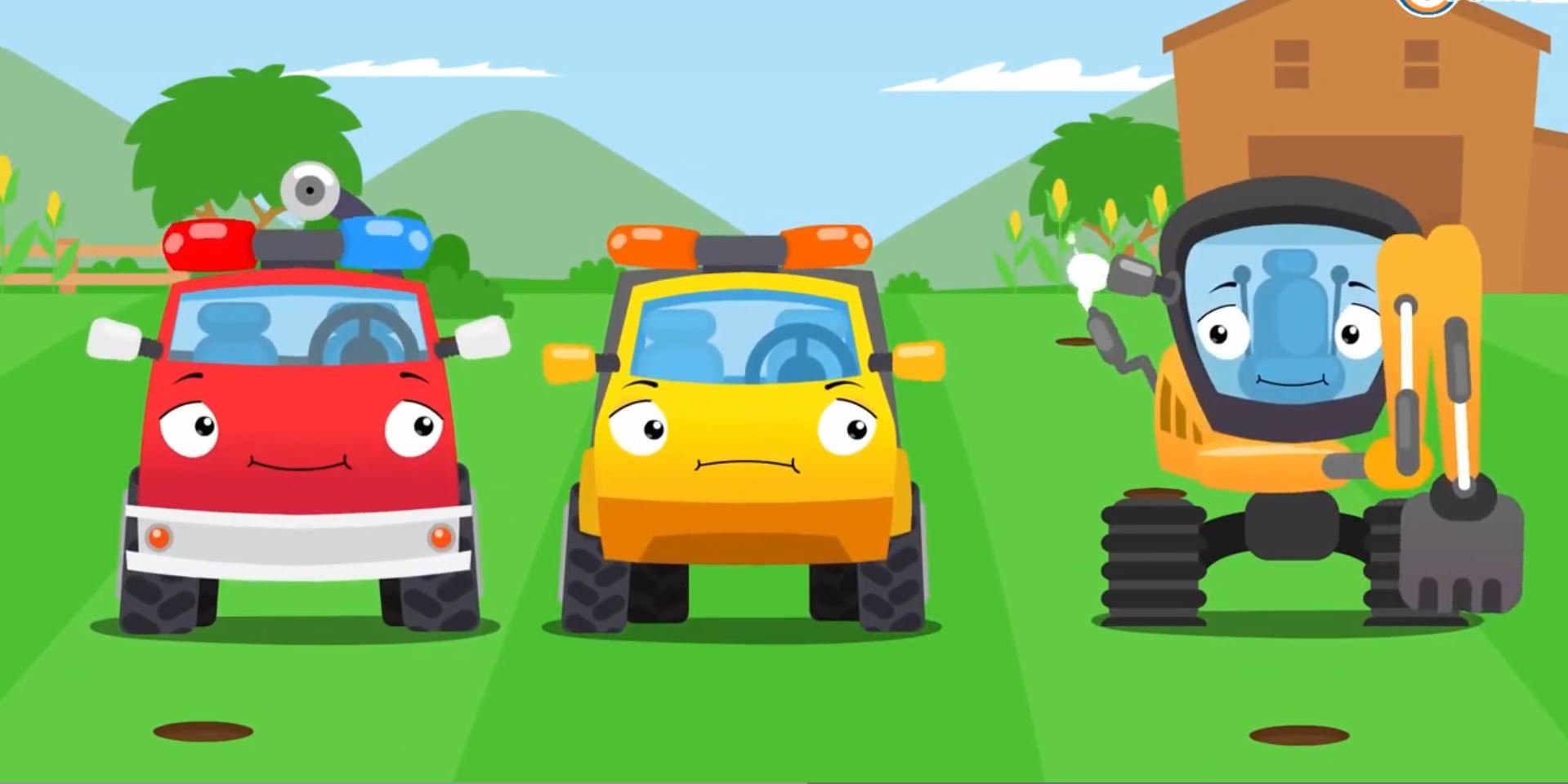 Смешные машинки 3 серия | Мультики про машинки Синий трактор, Монстр ...