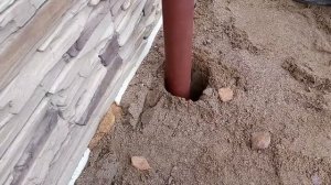 Установка свай Шуруп в плотную к дому в щебень 89219550731 СПб