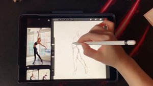 Рисуем позы человека. Делаем быстрый скетч. Наброски