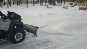Отвал на квадроцикле