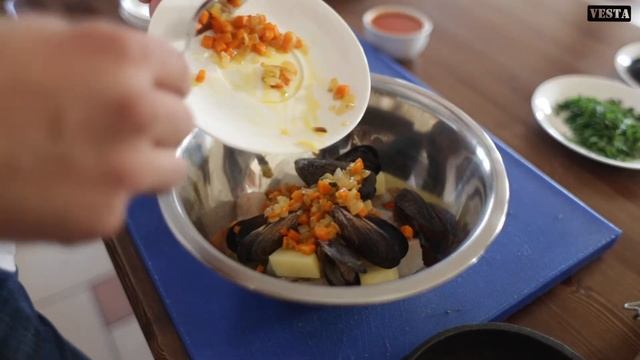 Рыбная сковорода по-романски