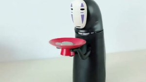 Копилка Kaonashi. Фигурка копилка Каонаси. Статуэтка копилка из мультфильма Унесённые призраками