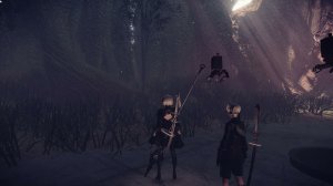 Nier Automata Серия 4 Пропавший отряд и деревня роботов