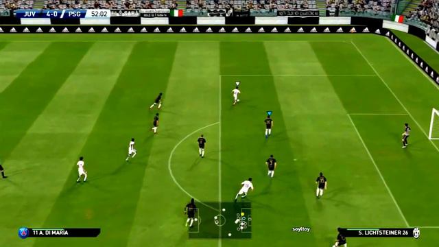 PES 2016 [CAMINO A LA GLORIA#1]--FULL MATCH ONLINE--JUVENTUS TURÍN vs PSG 4-1 PS3 HD смотреть онлайн