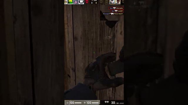 Забрал 2 AWP с помощью MP7 #CSGO