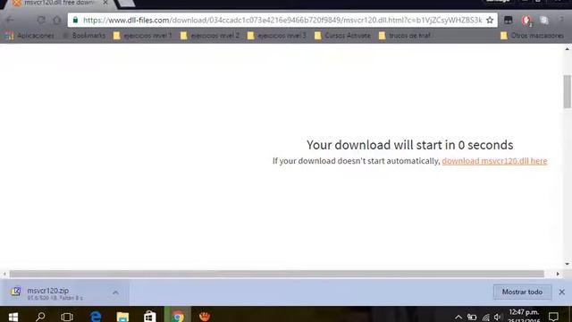 tutorial como resolver el error msvcr120.dll смотреть онлайн