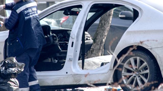 Пока она спокойно спала воры разобрали ее BMW 520d