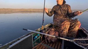 ТЕМРЮКСКИЕ ЛИМАНЫ/В ПОИСКАХ ЗУБАСТОЙ/КАЗАНКА В ДЕЛЕ #темрюкскиелиманы #рыбалка #щука #улов #темрюк