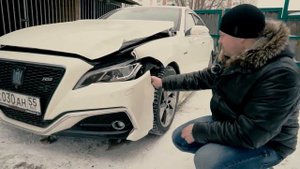 Разбил свою мечту Toyota Crown 220