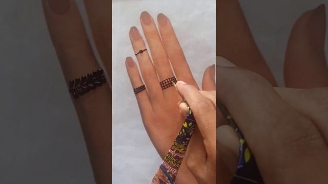 Unique and stylish ring fingers mehndi design??| easy mehndi design #mehndishorts #shorts #trending