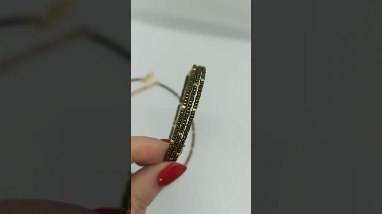 Чокер на шею из бисера и браслет женский на каждый день#shorts смотреть онлайн