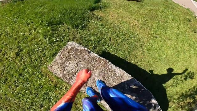 TOP 4 Spider-Man Parkour POV VS Fitness Girls| Spider-Man Parkour in Real Life смотреть онлайн