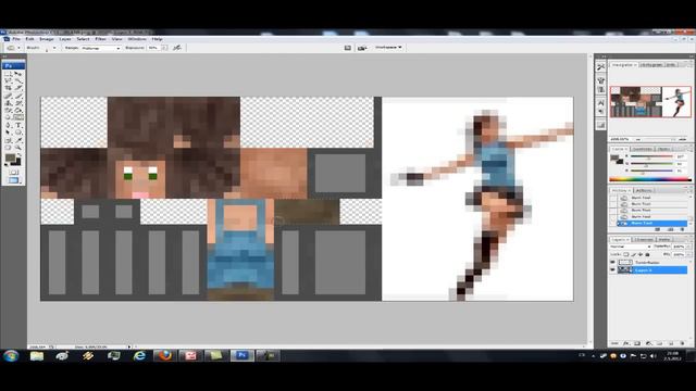 Minecraft Skin - Lara Croft (Tomb Raider)