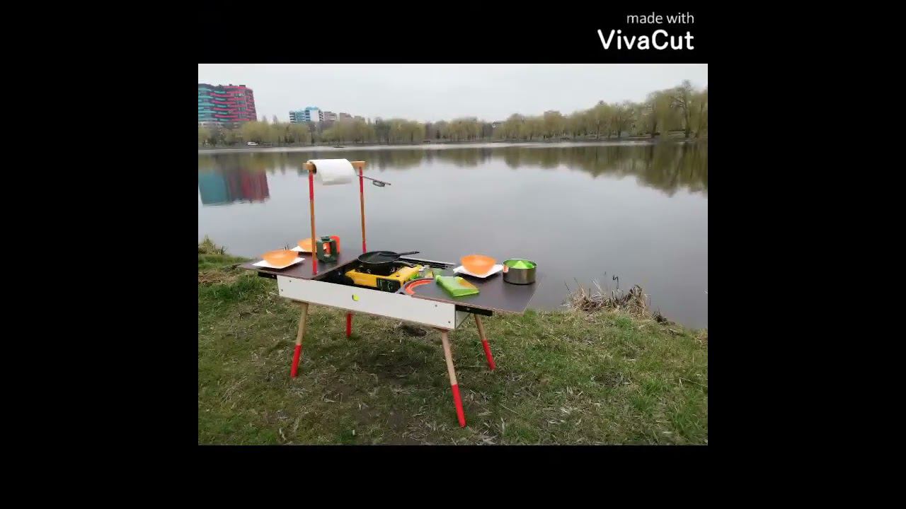 model T.  Camping kitchen.  Походная кухня для кемпинга.