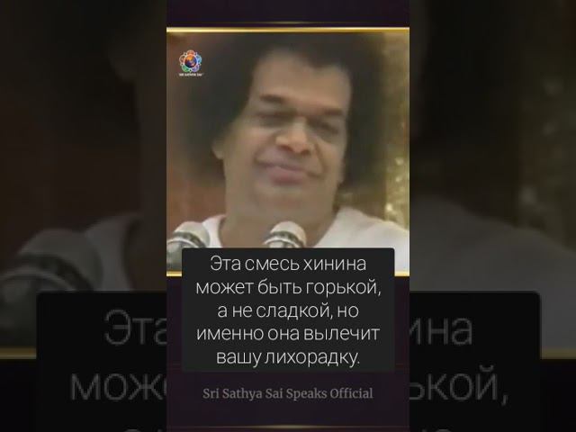 Что бы ни происходило, считайте, что это для вашего же блага. #СаиБабаГоворит #ШриСатьяСаи