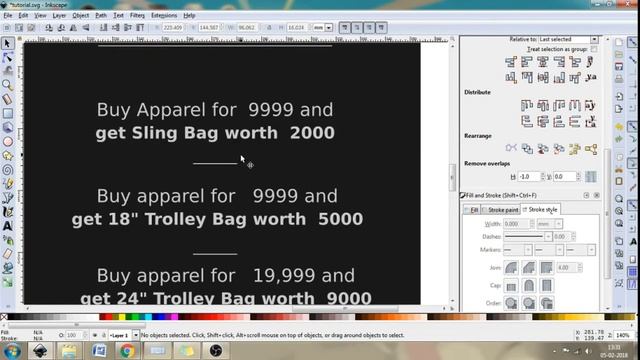 Coreldraw/inkscape- tutorial for beginner@ professional poster design in newspaper смотреть онлайн