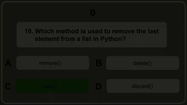Python MCQs l Top 20 Python Questions and Answers l Javatpoint