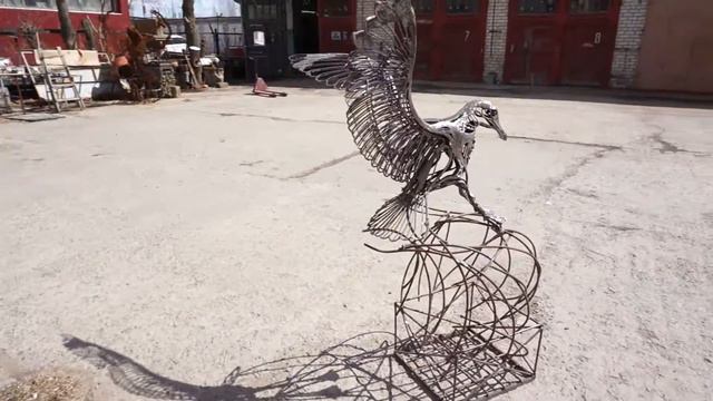 Скульптура для водоема «Чайка» смотреть онлайн