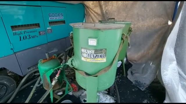 Купершлак Uralgrit, советы по применению. Пескоструйный аппарат Blast Razor. смотреть онлайн