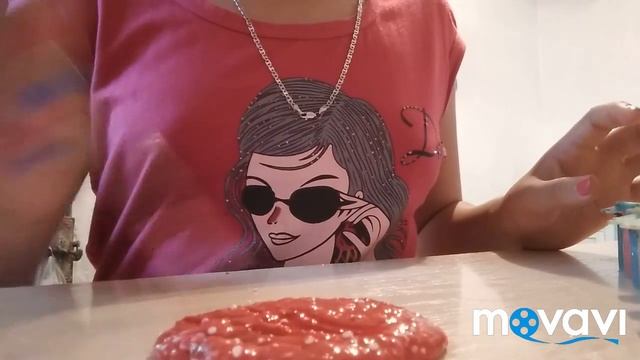 Как покрасить слайма с гуашью/love unicorn slime смотреть онлайн