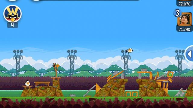 Турнир Angry Birds Friends Tournament Неделя 55 Уровень 6 от 3 июня 2013 - Прохождение на 3 Звезды смотреть онлайн