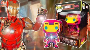 ЖЕЛЕЗНЫЙ ЧЕЛОВЕК FUNKO POP - РАСПАКОВКА! ЭЕДРЮ И BLACKLIGHT IRON MAN ИЗ ДРУГОЙ ВСЕЛЕННОЙ!