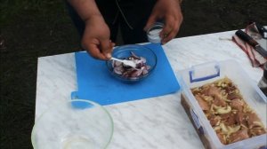 Шашлык из свинины в темном пиве.