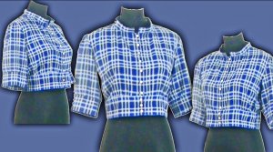 Топ на пуговицах. Моделирование по базовой основе.