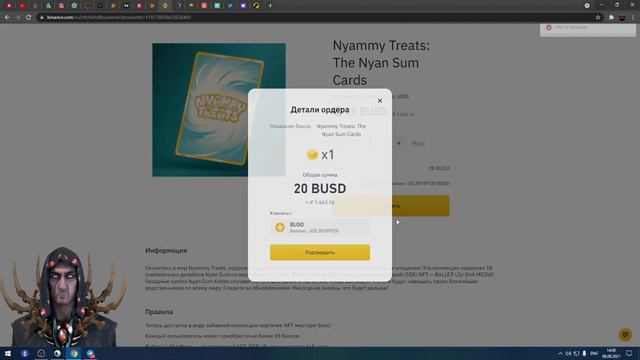 Binance Nft кошачьи пельмешки | сколько поднял на дропе? смотреть онлайн