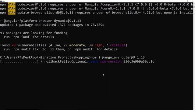 Angular 8 to Angular 9 Application Migration | Angular 8 upgrade steps