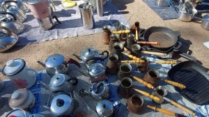 Блошинный рынок на Удельной. Санкт-Петербург