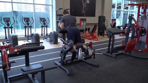 Тренажер "Сгибание ног стоя" Smith SH014.