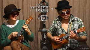 ROCK N ROLL Ukulele Tutorial РОК-Н-РОЛЛ на Укулеле WIPE OUT Видеоурок