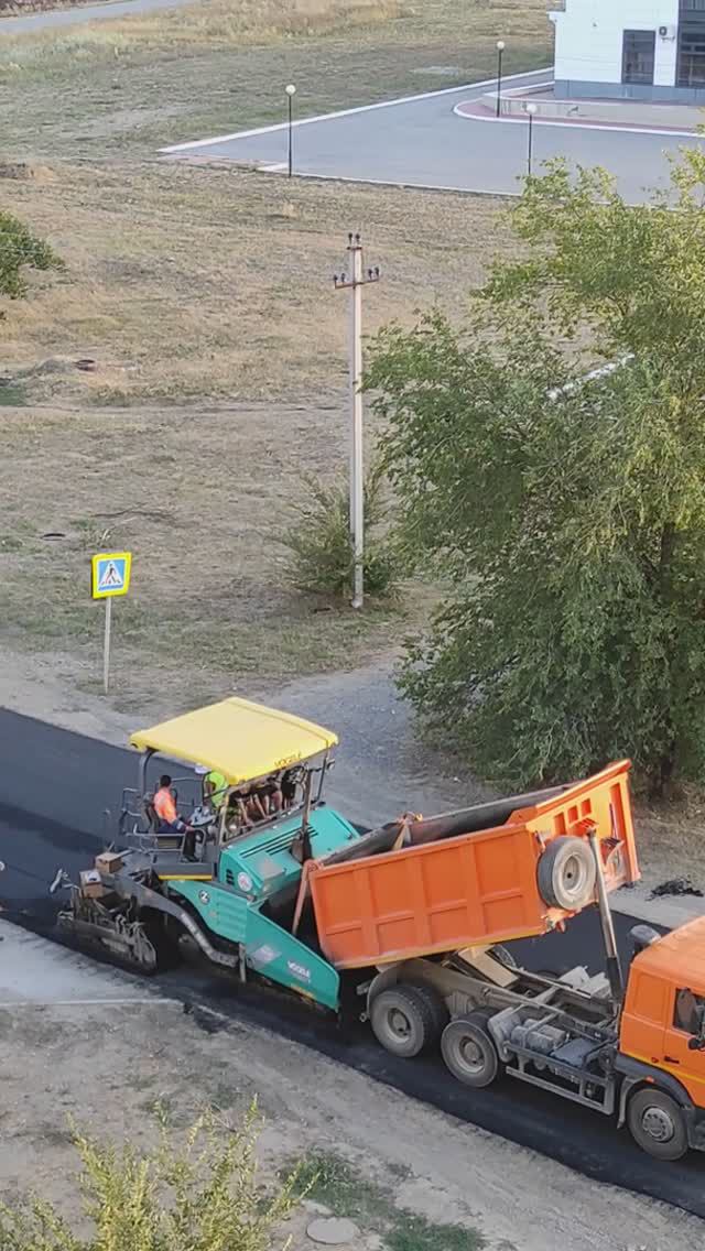 Укладка асфальта ул.Ростовская г.Белая Калитва