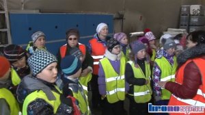 Экскурсия школьников на деревообрабатывающее предприятие "Кроношпан"