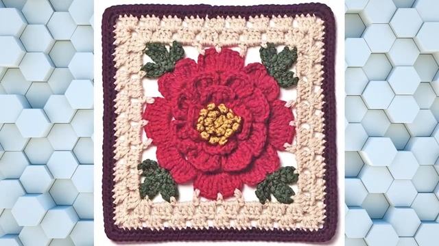 Пледы из мотивов крючком со схемами смотреть онлайн