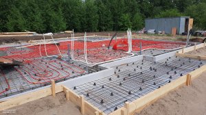 Монтаж фундамента УШП под дом из СИП площадью 145 кв.м. в п.Водино.