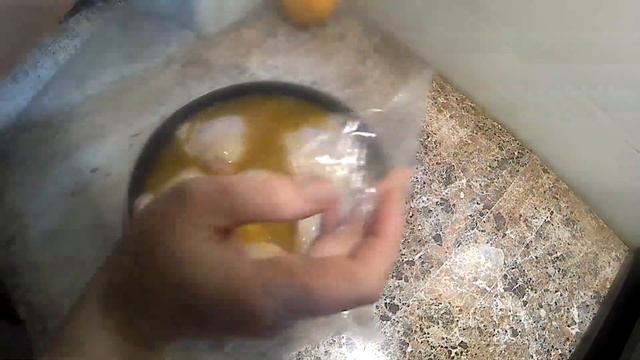 Куриные бёдрышки, запечённые в апельсиново-медовом маринаде