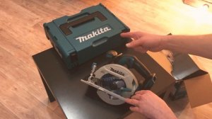 Аккумуляторная дисковая пила MAKITA DHS680Z unpacking