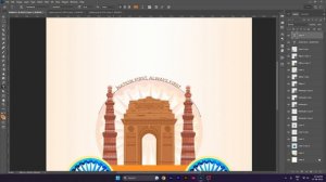 15 August Independence Day Social Media Post Design in Photoshop Tutorial