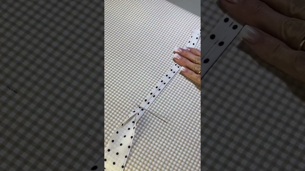 Идеальная косая бейка #шитье #шитьлегко #шитьё смотреть онлайн