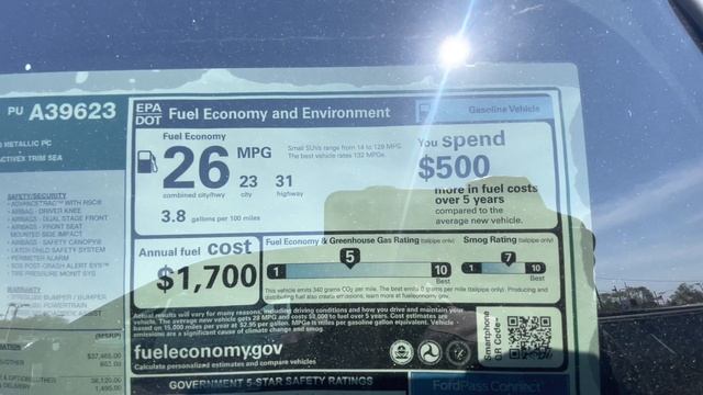 2023 FORD ESCAPE PLATINUM 2.0T AWD IN CINNABAR RED METALLIC! **NEW COLOR WALK AROUND!!! смотреть онлайн