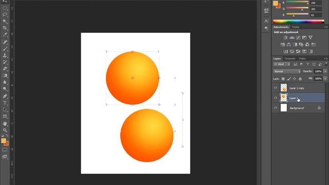 Drawing an orange using Adobe Photoshop portable смотреть онлайн