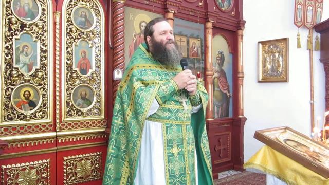 Иерей Владимир Черников - проповедь в день Святой Троицы смотреть онлайн