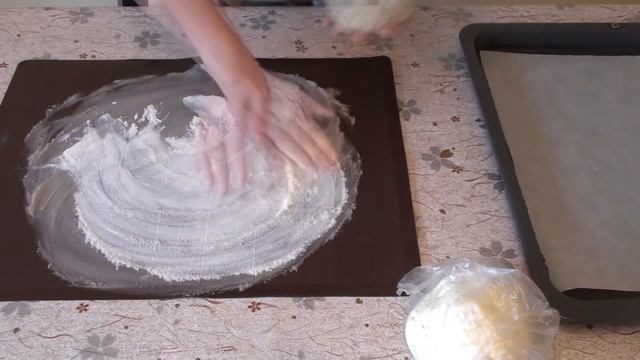 Творожное печенье "Гусиные лапки". Рецепт из СССР. Очень простой в приготовлении.