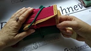 Органайзеры для крючков своими руками - вязанные и из подручных предметов.  Вязание крючком.