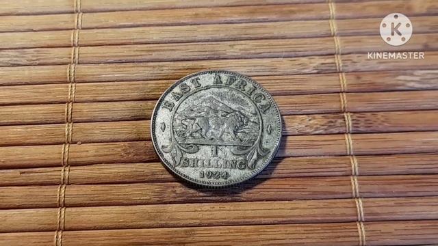 Монеты Восточной Африки. 1 шиллинг 1924 года. Coins of East Africa. 1 shilling 1924 смотреть онлайн